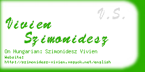 vivien szimonidesz business card